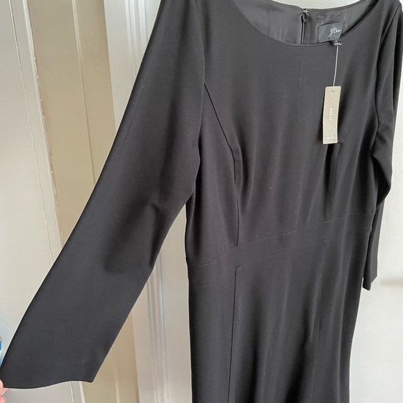 Jcrew fit and flare sheath dress in stretch ponte - Picture 7 of 11